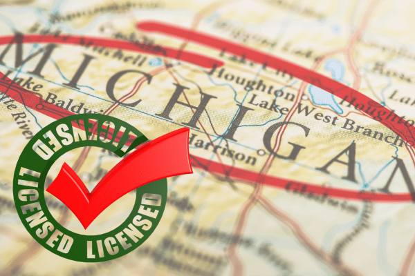 Michigan State License approved image